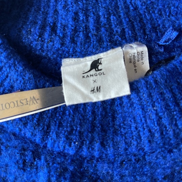 Kangol x H&M striped logo over sized sweater size Medium - Picture 3 of 13